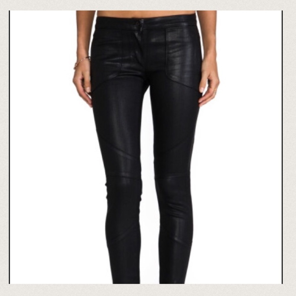 NWT Rare! 3x1: Size 27 Sexy Destructo Biker Skinny Jeans